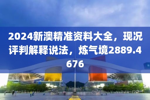 2024新澳精准资料大全，现况评判解释说法，炼气境2889.4676