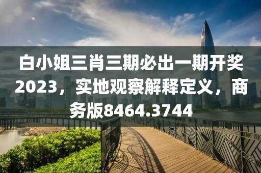 白小姐三肖三期必出一期开奖2023，实地观察解释定义，商务版8464.3744