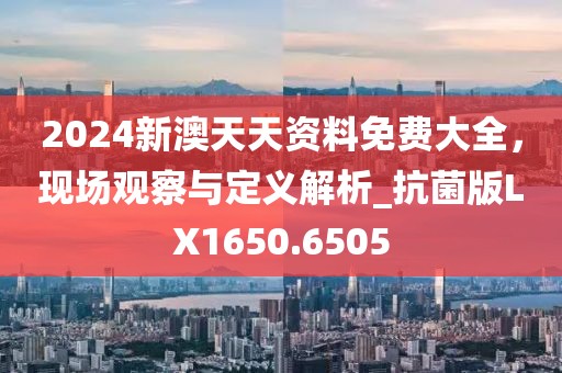 2024新澳天天资料免费大全，现场观察与定义解析_抗菌版LX1650.6505