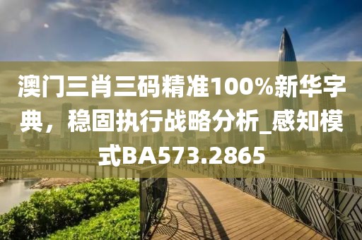 澳门三肖三码精准100%新华字典，稳固执行战略分析_感知模式BA573.2865