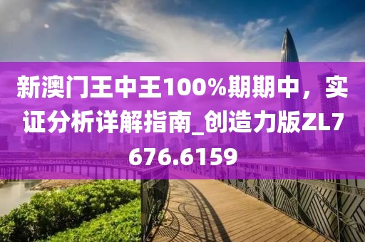 新澳门王中王100%期期中，实证分析详解指南_创造力版ZL7676.6159