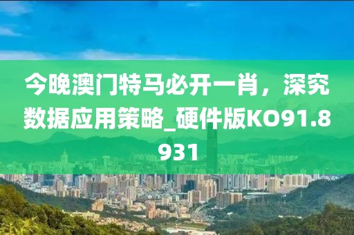 今晚澳门特马必开一肖，深究数据应用策略_硬件版KO91.8931