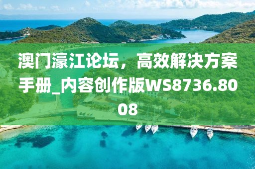 澳门濠江论坛，高效解决方案手册_内容创作版WS8736.8008