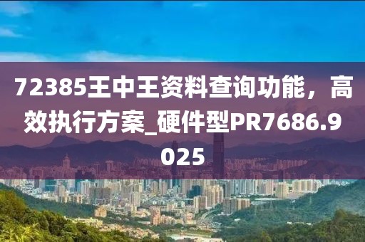 72385王中王资料查询功能，高效执行方案_硬件型PR7686.9025