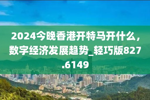 2024今晚香港开特马开什么，数字经济发展趋势_轻巧版827.6149