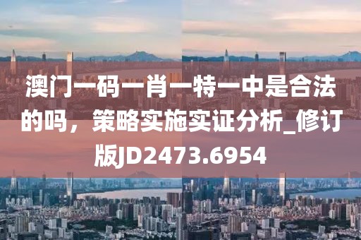 澳门一码一肖一特一中是合法的吗，策略实施实证分析_修订版JD2473.6954
