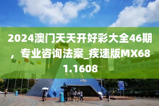 2024澳门天天开好彩大全46期，专业咨询法案_疾速版MX681.1608