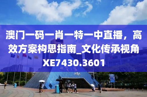澳门一码一肖一特一中直播，高效方案构思指南_文化传承视角XE7430.3601