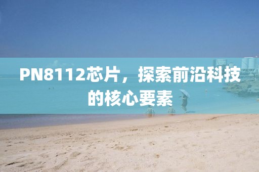 PN8112芯片，探索前沿科技的核心要素