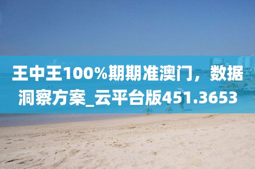 王中王100%期期准澳门，数据洞察方案_云平台版451.3653