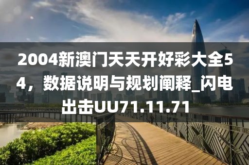 2004新澳门天天开好彩大全54，数据说明与规划阐释_闪电出击UU71.11.71