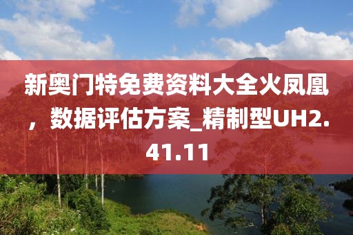 新奥门特免费资料大全火凤凰，数据评估方案_精制型UH2.41.11