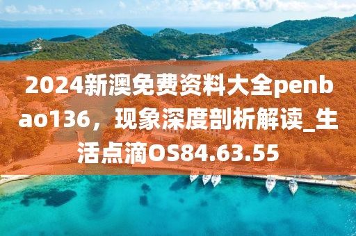 2024新澳免费资料大全penbao136，现象深度剖析解读_生活点滴OS84.63.55