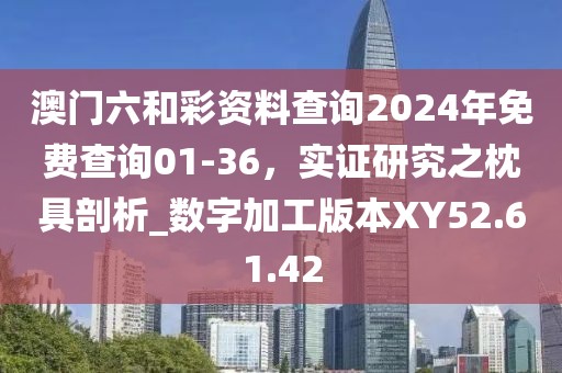 澳门六和彩资料查询2024年免费查询01-36，实证研究之枕具剖析_数字加工版本XY52.61.42