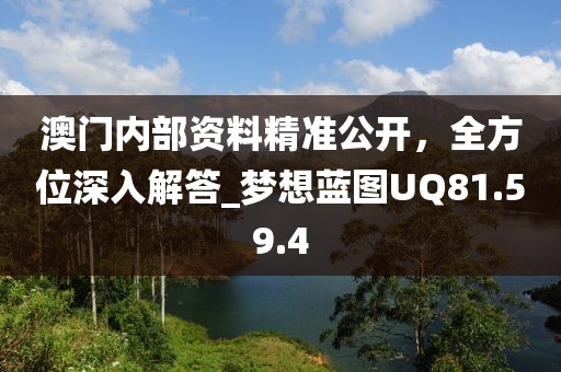 澳门内部资料精准公开，全方位深入解答_梦想蓝图UQ81.59.4
