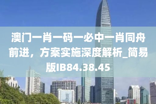 澳门一肖一码一必中一肖同舟前进，方案实施深度解析_简易版IB84.38.45