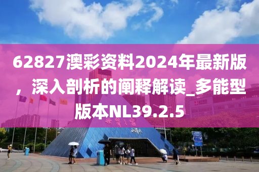 62827澳彩资料2024年最新版，深入剖析的阐释解读_多能型版本NL39.2.5