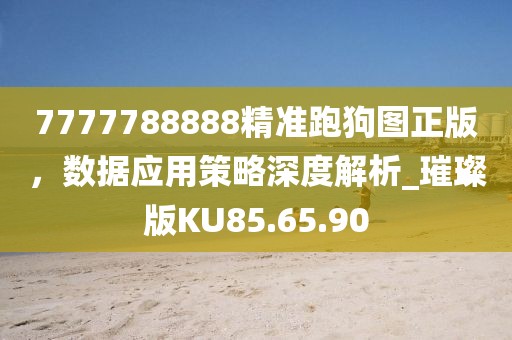7777788888精准跑狗图正版，数据应用策略深度解析_璀璨版KU85.65.90