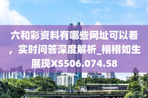 六和彩资料有哪些网址可以看，实时问答深度解析_栩栩如生展现XS506.074.58