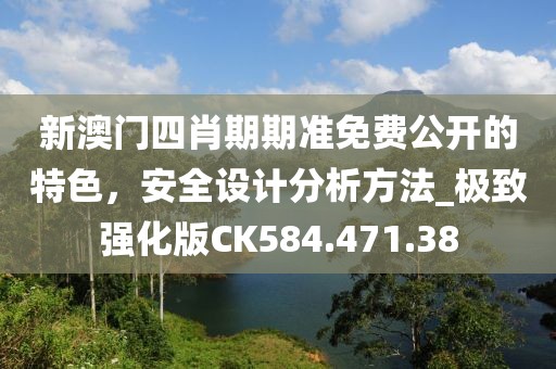 新澳门四肖期期准免费公开的特色，安全设计分析方法_极致强化版CK584.471.38