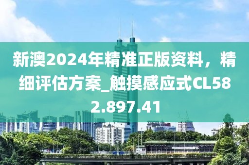 新澳2024年精准正版资料，精细评估方案_触摸感应式CL582.897.41