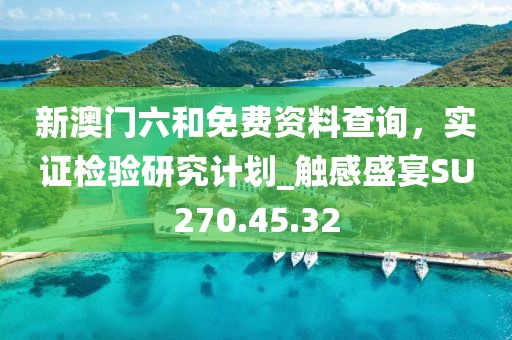 新澳门六和免费资料查询，实证检验研究计划_触感盛宴SU270.45.32