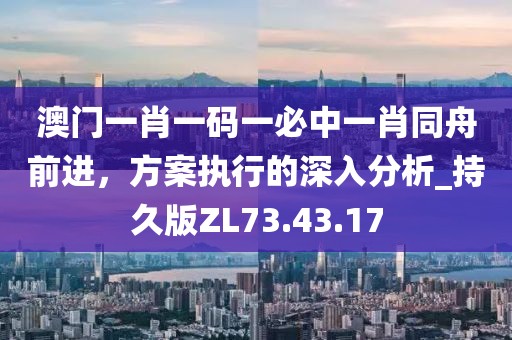 澳门一肖一码一必中一肖同舟前进，方案执行的深入分析_持久版ZL73.43.17