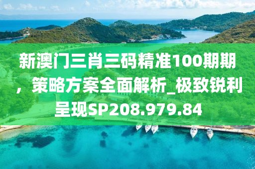 新澳门三肖三码精准100期期，策略方案全面解析_极致锐利呈现SP208.979.84