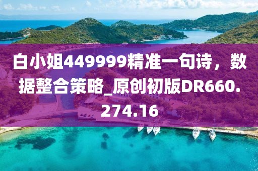 白小姐449999精准一句诗，数据整合策略_原创初版DR660.274.16