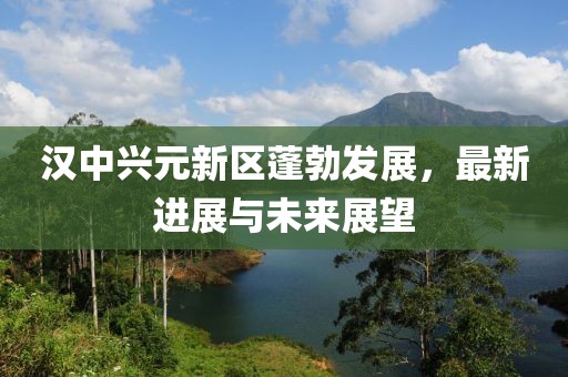 汉中兴元新区蓬勃发展，最新进展与未来展望