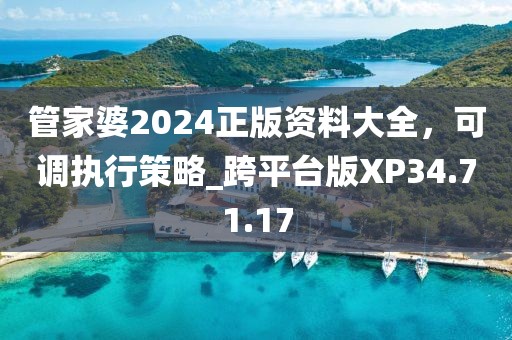 管家婆2024正版资料大全，可调执行策略_跨平台版XP34.71.17