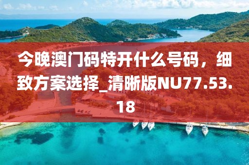 今晚澳门码特开什么号码，细致方案选择_清晰版NU77.53.18