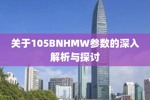 关于105BNHMW参数的深入解析与探讨