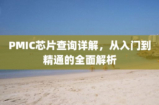PMIC芯片查询详解，从入门到精通的全面解析