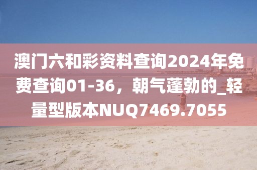 澳门六和彩资料查询2024年免费查询01-36，朝气蓬勃的_轻量型版本NUQ7469.7055