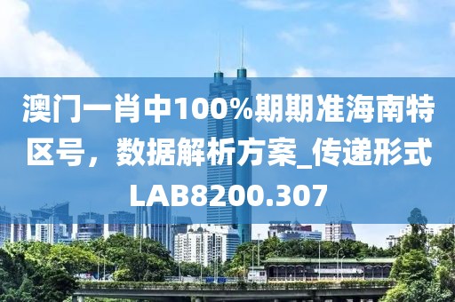 澳门一肖中100%期期准海南特区号，数据解析方案_传递形式LAB8200.307