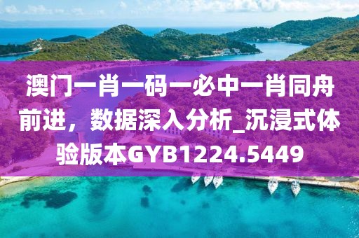 澳门一肖一码一必中一肖同舟前进，数据深入分析_沉浸式体验版本GYB1224.5449