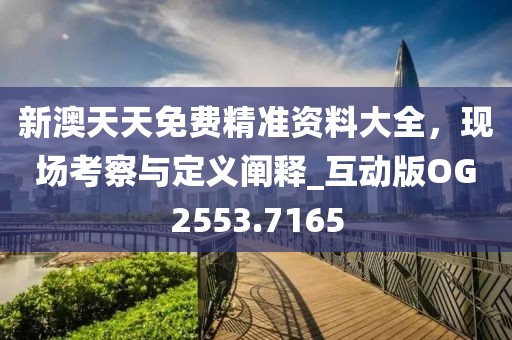 新澳天天免费精准资料大全，现场考察与定义阐释_互动版OG2553.7165