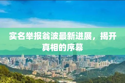 实名举报翁波最新进展，揭开真相的序幕