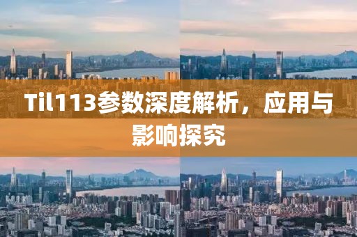 Til113参数深度解析，应用与影响探究