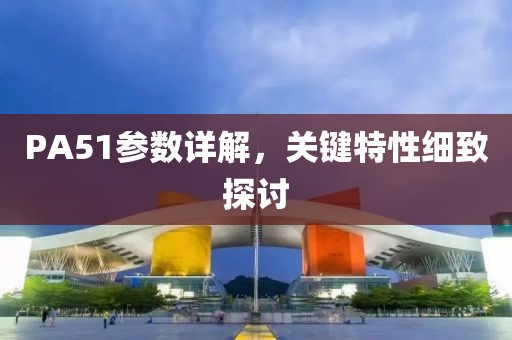 PA51参数详解，关键特性细致探讨