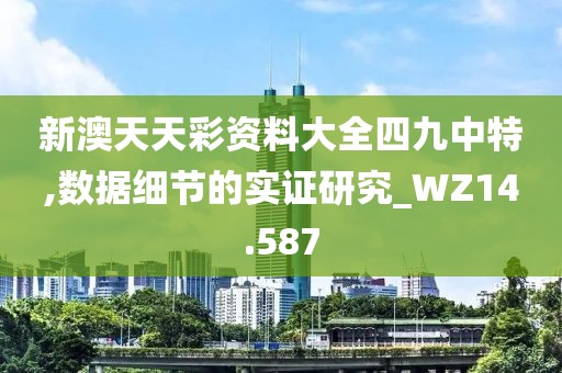 新澳天天彩资料大全四九中特,数据细节的实证研究_WZ14.587
