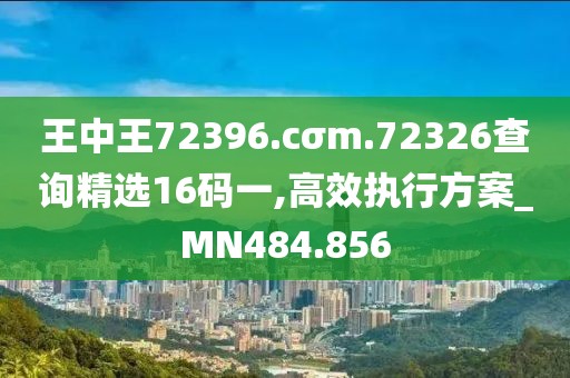 王中王72396.cσm.72326查询精选16码一,高效执行方案_MN484.856
