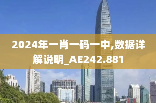 2024年一肖一码一中,数据详解说明_AE242.881