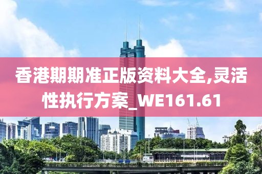 香港期期准正版资料大全,灵活性执行方案_WE161.61