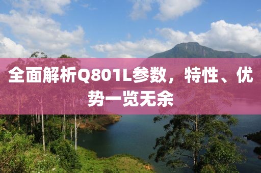 全面解析Q801L参数，特性、优势一览无余