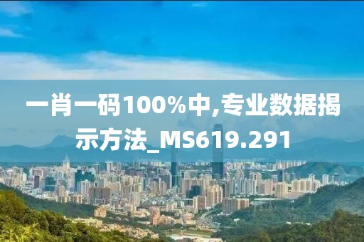 一肖一码100%中,专业数据揭示方法_MS619.291