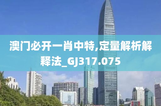 澳门必开一肖中特,定量解析解释法_GJ317.075