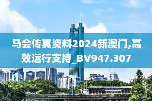 马会传真资料2024新澳门,高效运行支持_BV947.307