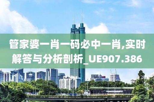 管家婆一肖一码必中一肖,实时解答与分析剖析_UE907.386